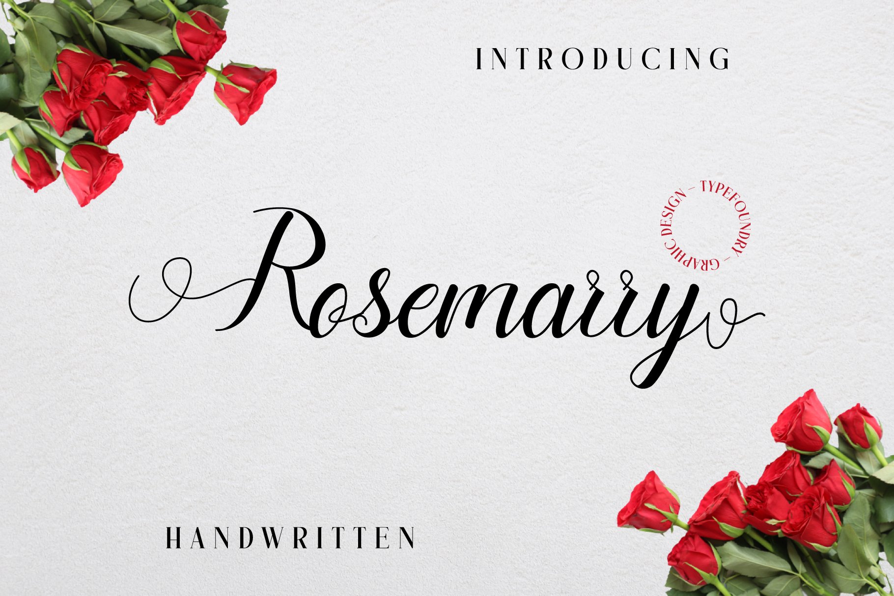 Rosemarry Handwritten Script cover image.