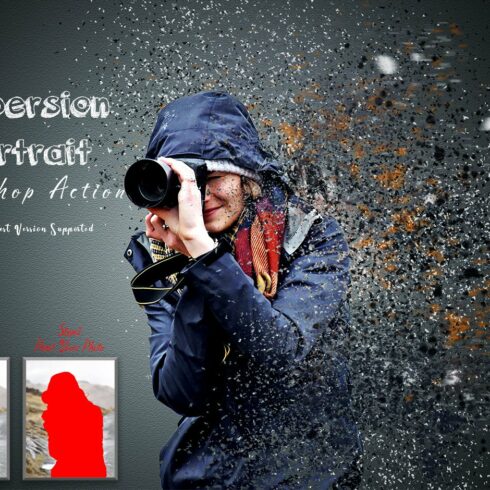 Dispersion Portrait Photoshop Actioncover image.