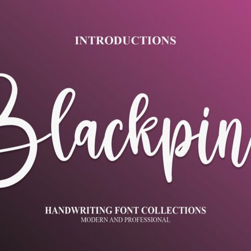 Blackpink | Script Font cover image.