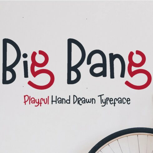 Big Bang Hand Drawn Font cover image.