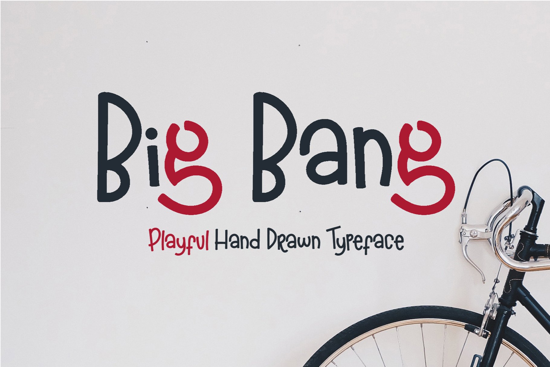 Big Bang Hand Drawn Font cover image.