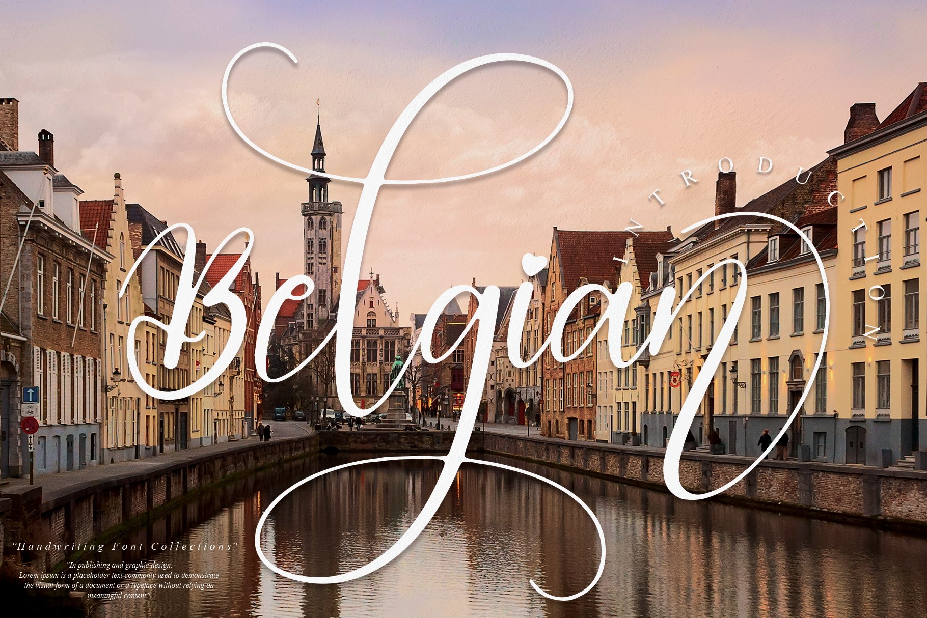 Belgian | Script Font cover image.