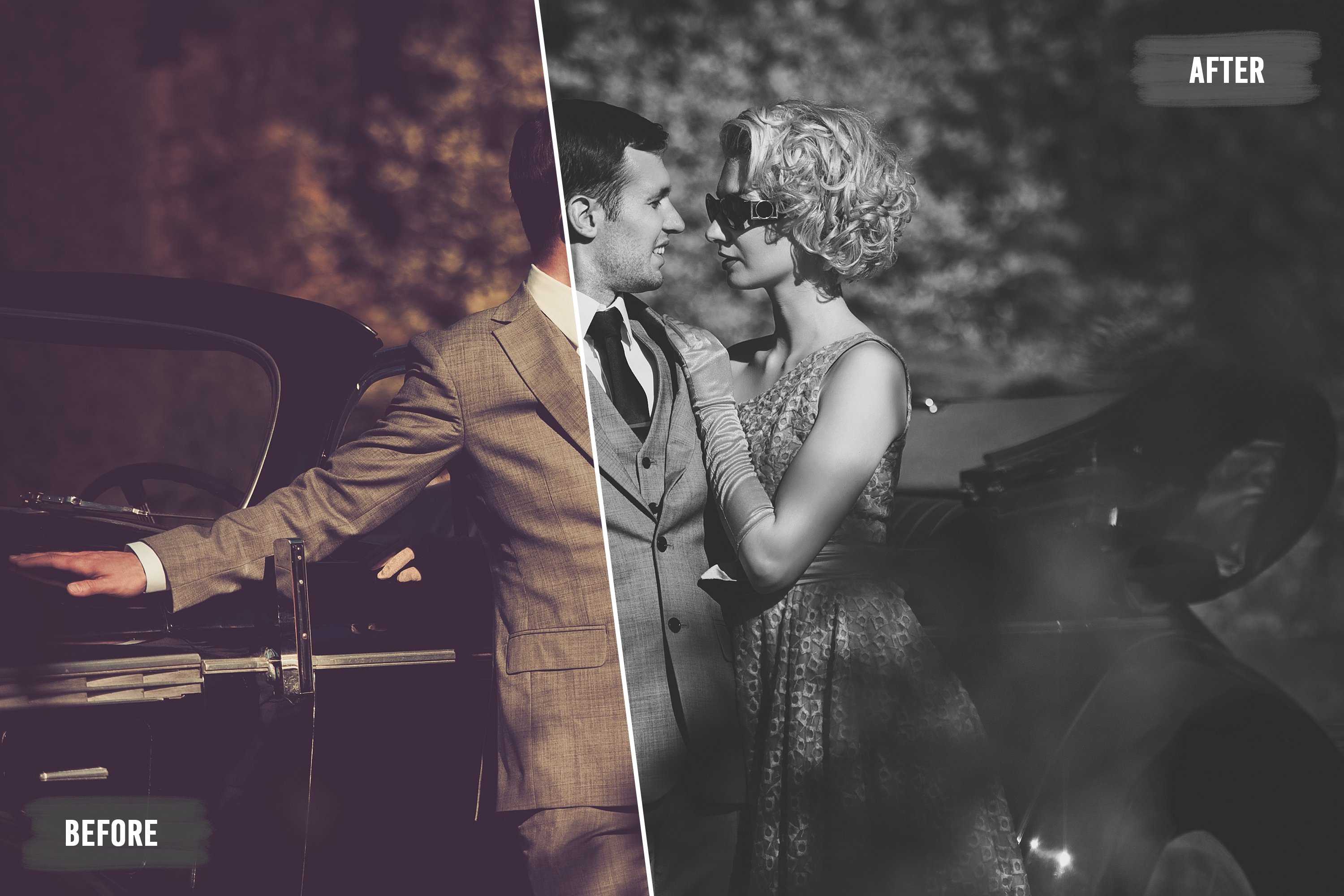 50 Film Noir LUTs Packpreview image.