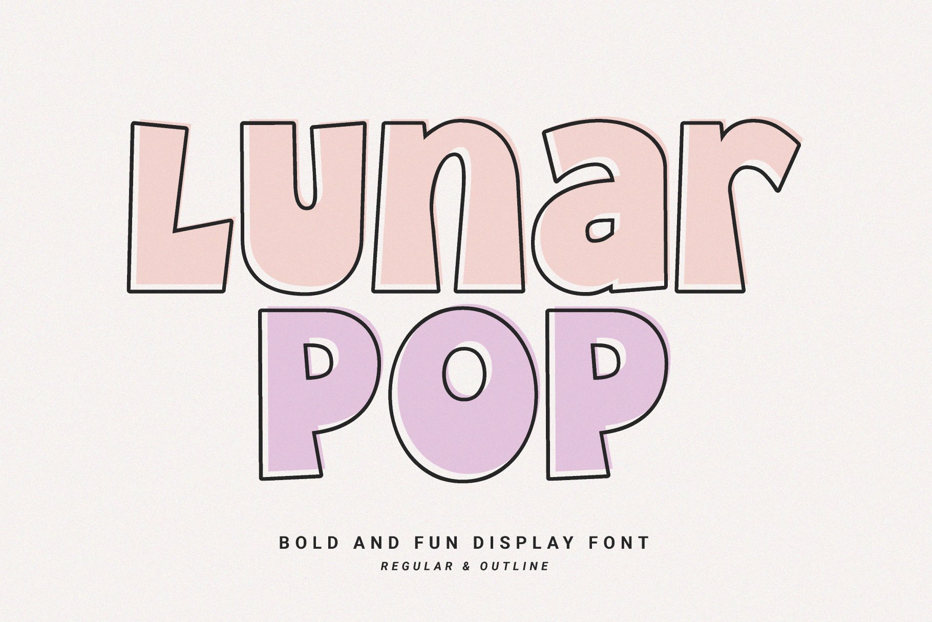 Lunar Pop - Display Font cover image.