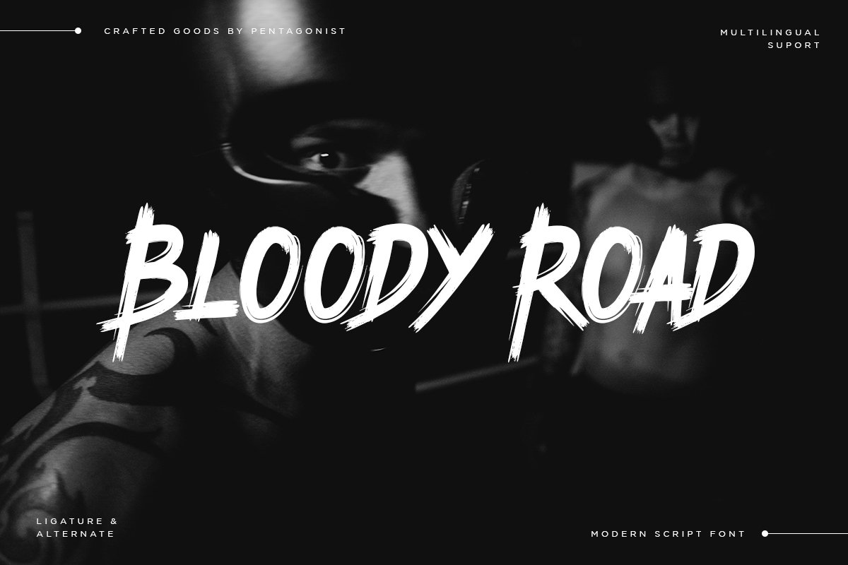 Bloody Road | Brush Displaycover image.