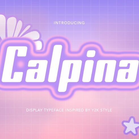 Calpina - Y2k Retro Font cover image.