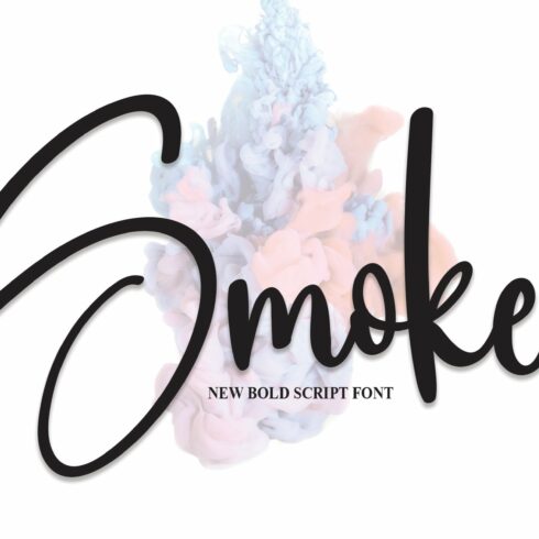 Smoke | Script Font cover image.