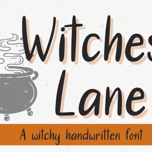 Witches' Lane - A Halloween Font cover image.