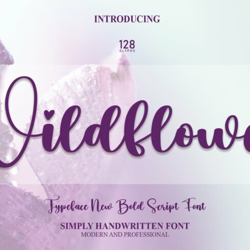Wildflower | Script Font cover image.