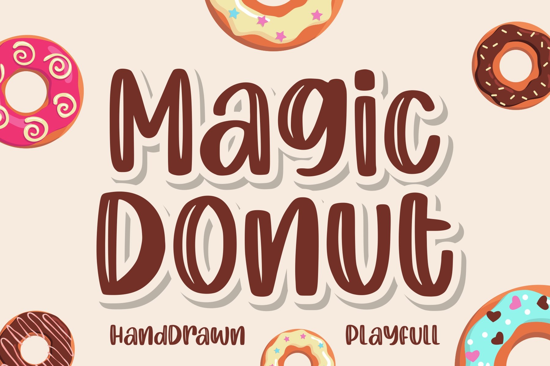 Magic Donut | Playfull Handdrawn cover image.