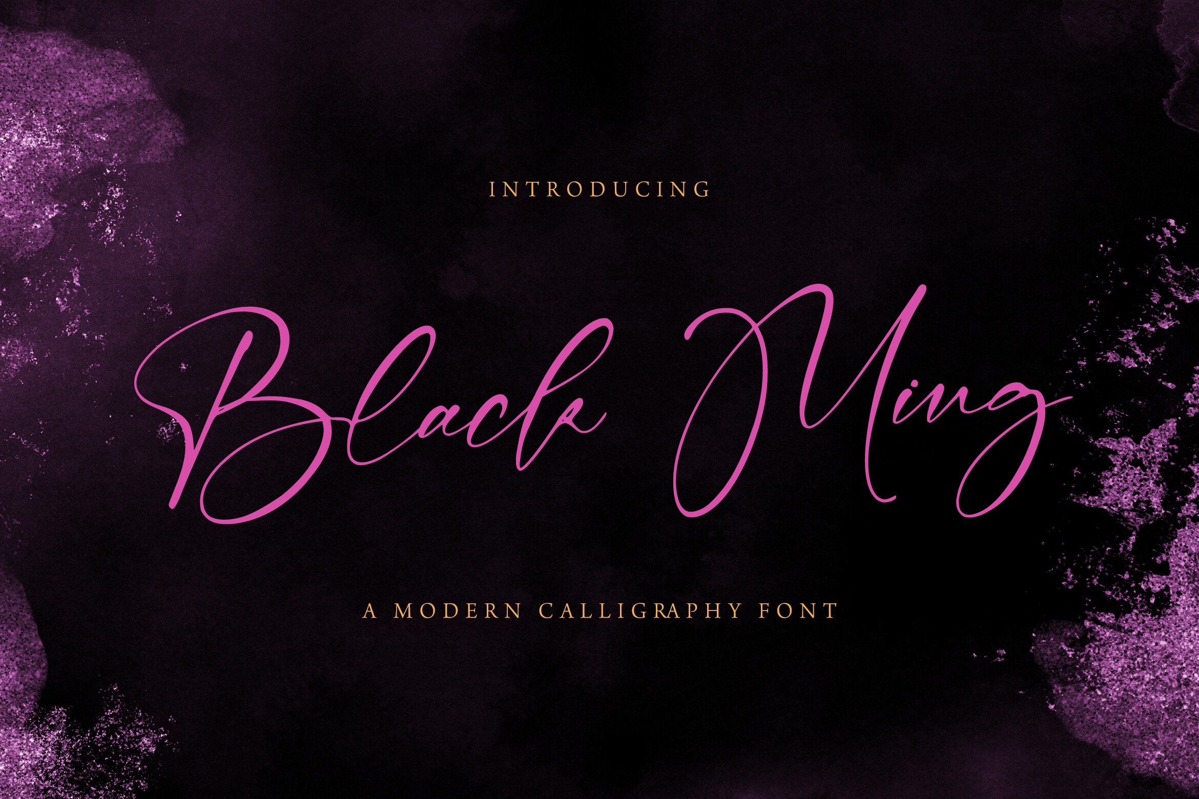 Black Ming - Calligraphy Font cover image.