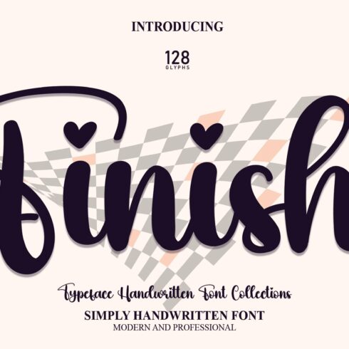 Finish | Script Font cover image.