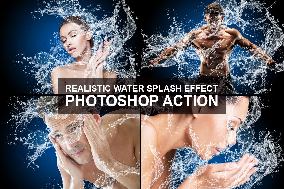 Water Splash Photoshop Actioncover image.