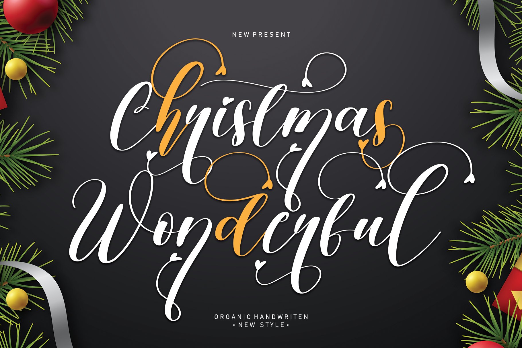 Christmas Wonderful | Script font cover image.