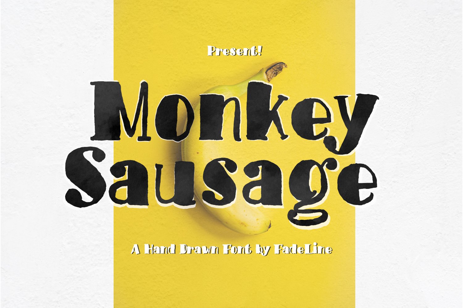 Monkey Sausage! Funny Font cover image.