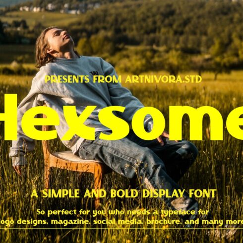 Hexsome - Display Fontcover image.