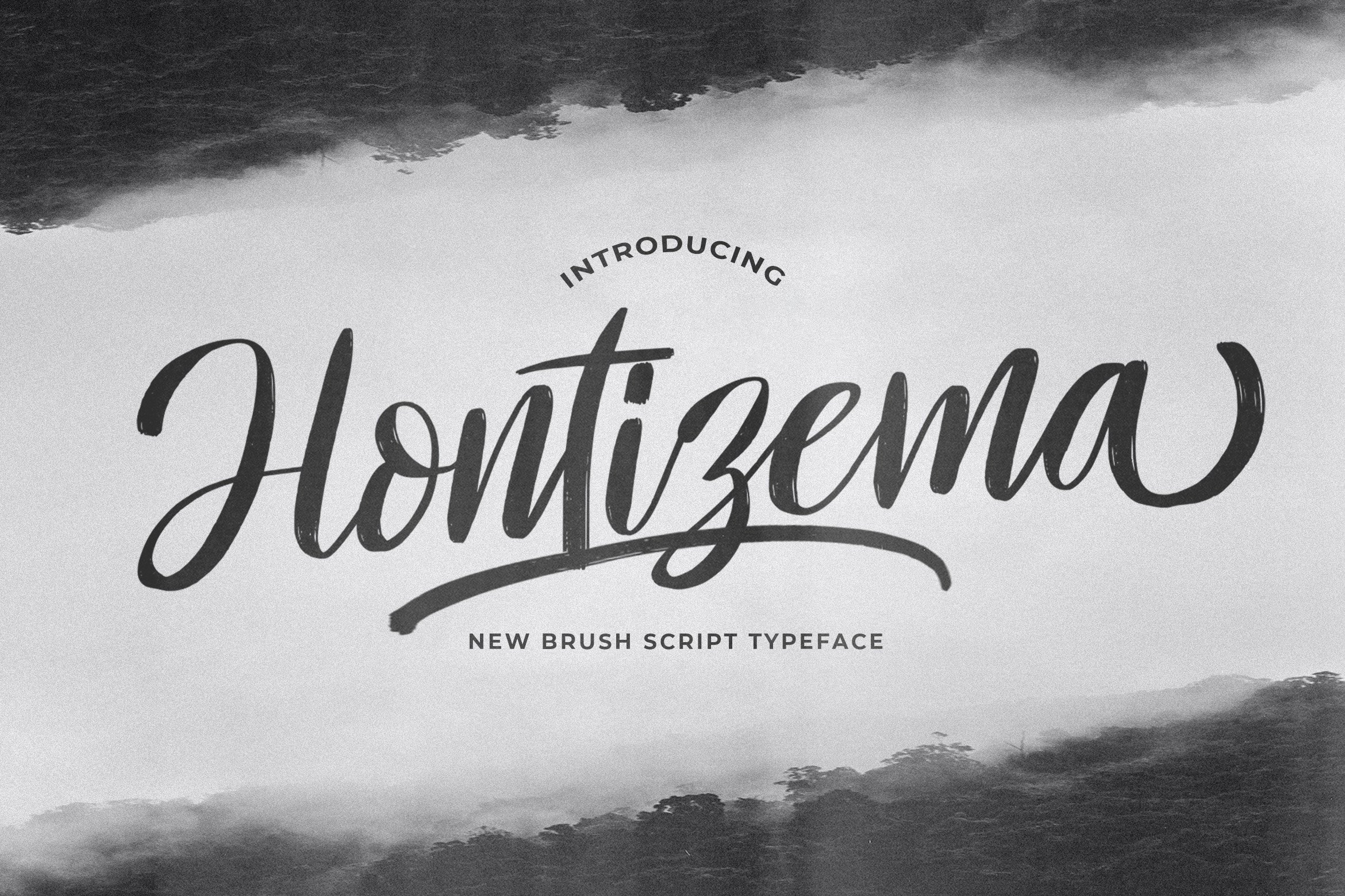 Hontizema - Handwritten Font cover image.