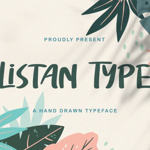 Listan Type - Playful Display Font cover image.