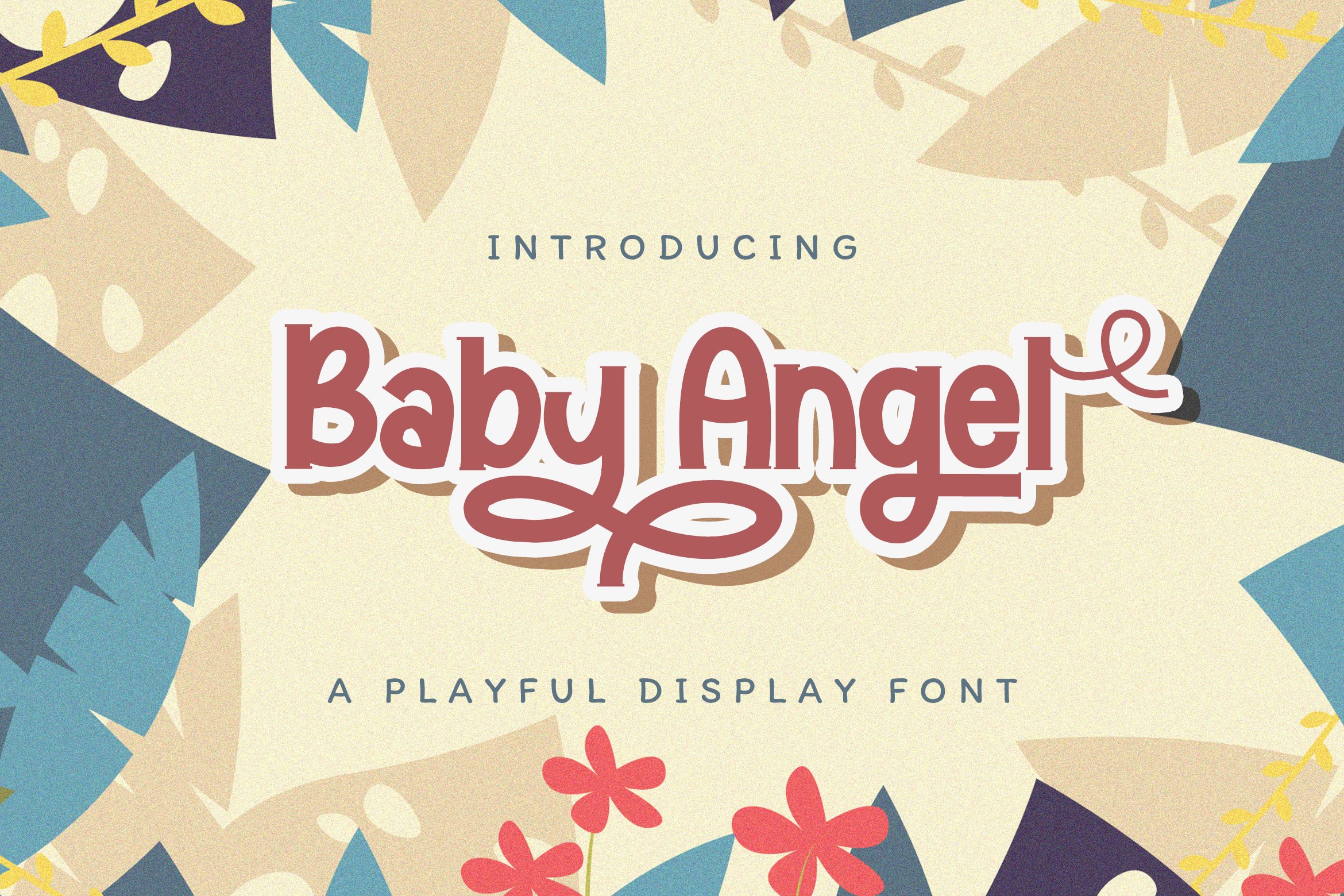 Baby Angel - Playful Display Font cover image.