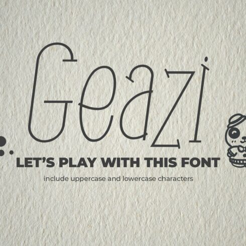 Geazie - Handwritten Font cover image.