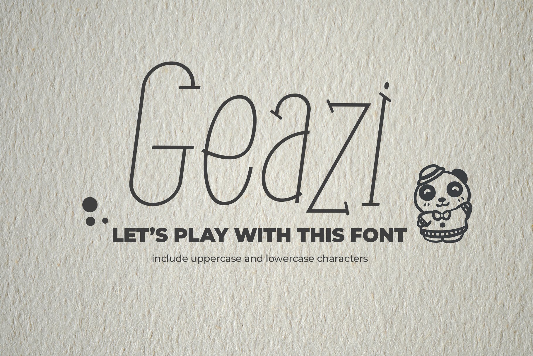 Geazie - Handwritten Font cover image.