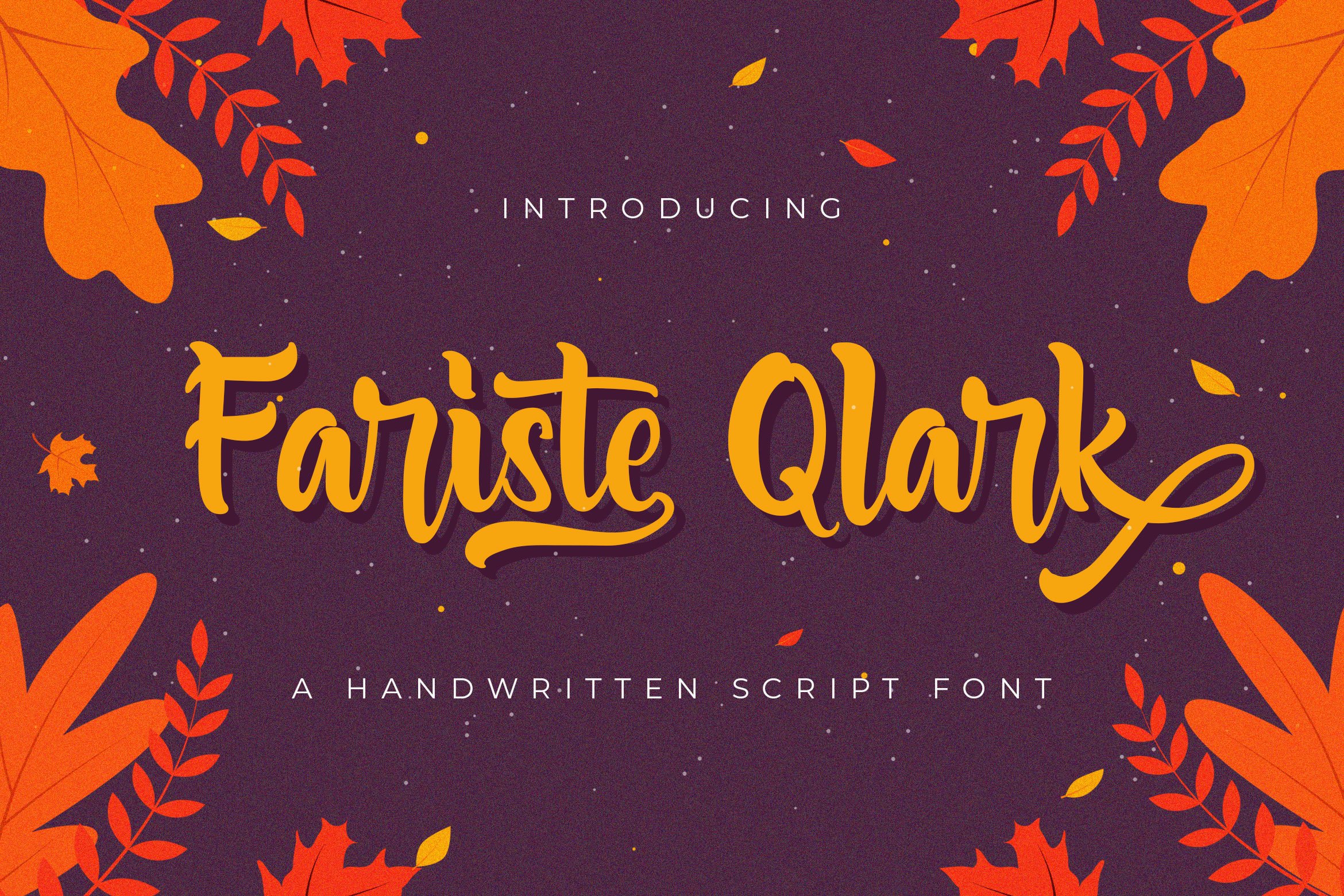 Fariste Qlark - Handwritten Font cover image.