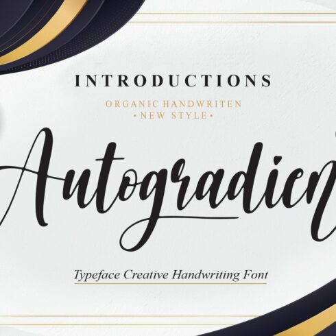 Autogradien | Script Font cover image.