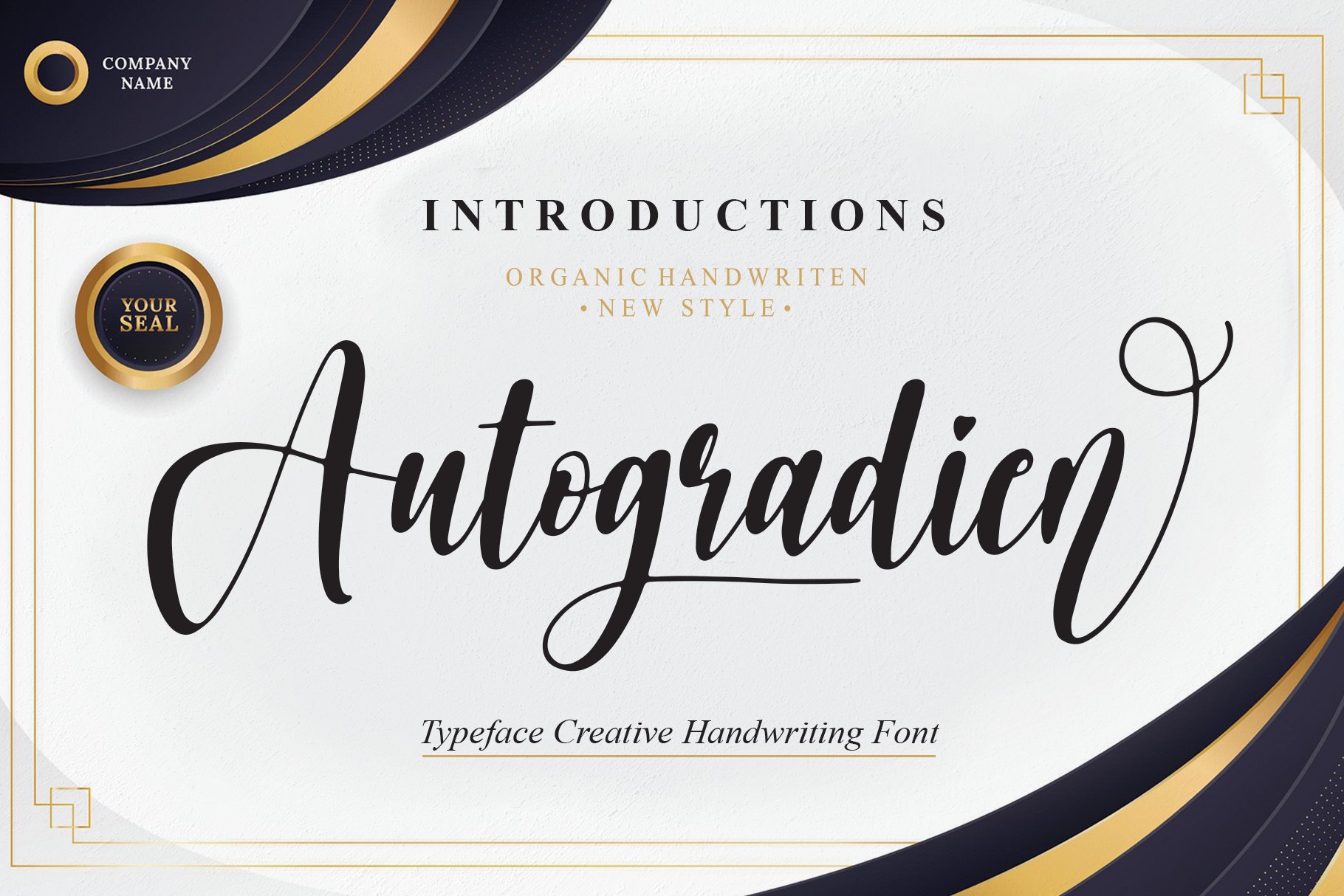 Autogradien | Script Font cover image.