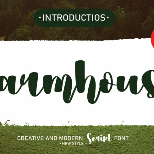 Farmhouse | Handwriten Font cover image.