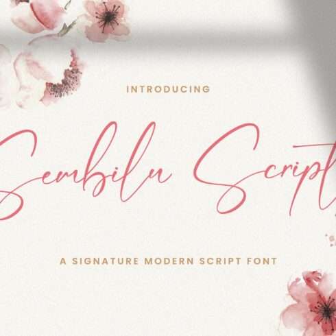 Sembilu Script - Handwritten Font cover image.