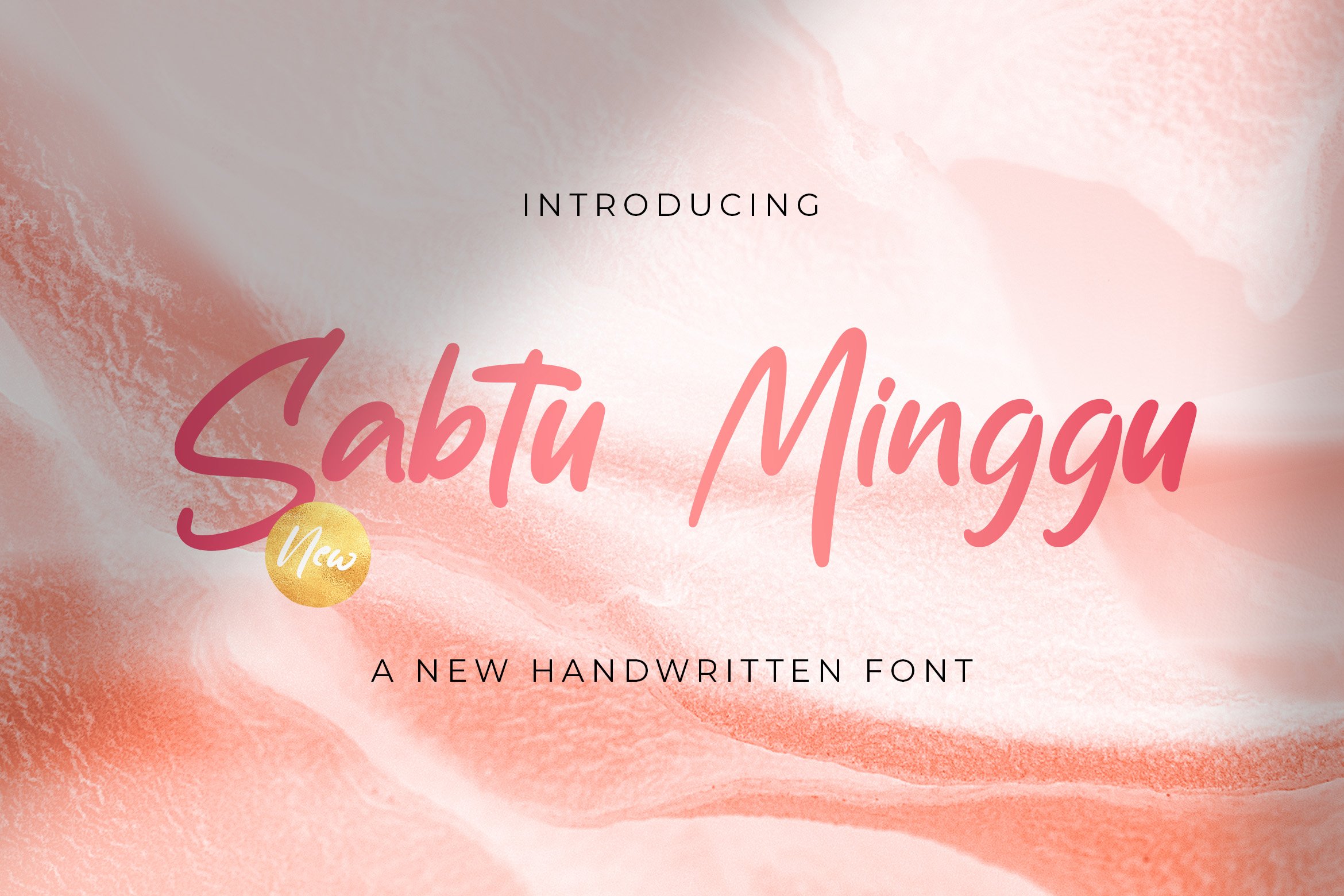 Sabtu Minggu - Handwritten Font cover image.
