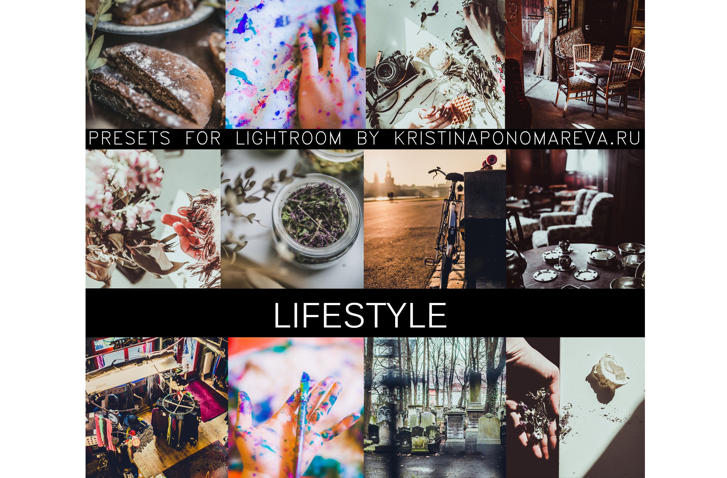 Lifestyle- 12 presets for LRcover image.