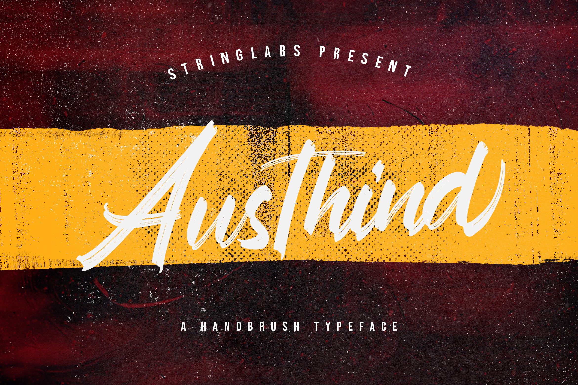 Austhind - Stylish Brush Font cover image.