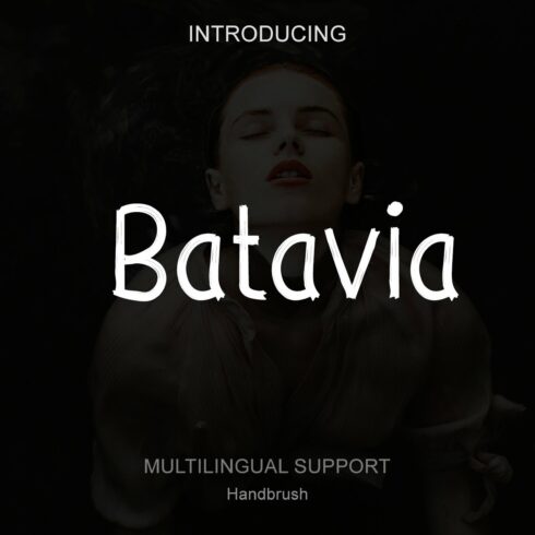 Batavia font - Clothing cover image.