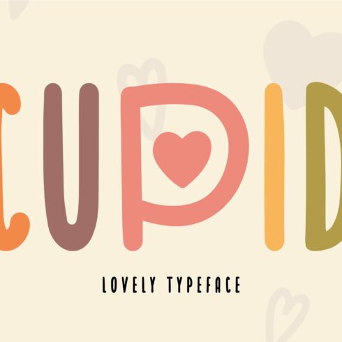 Cupid lovely font | Valentine's Day cover image.