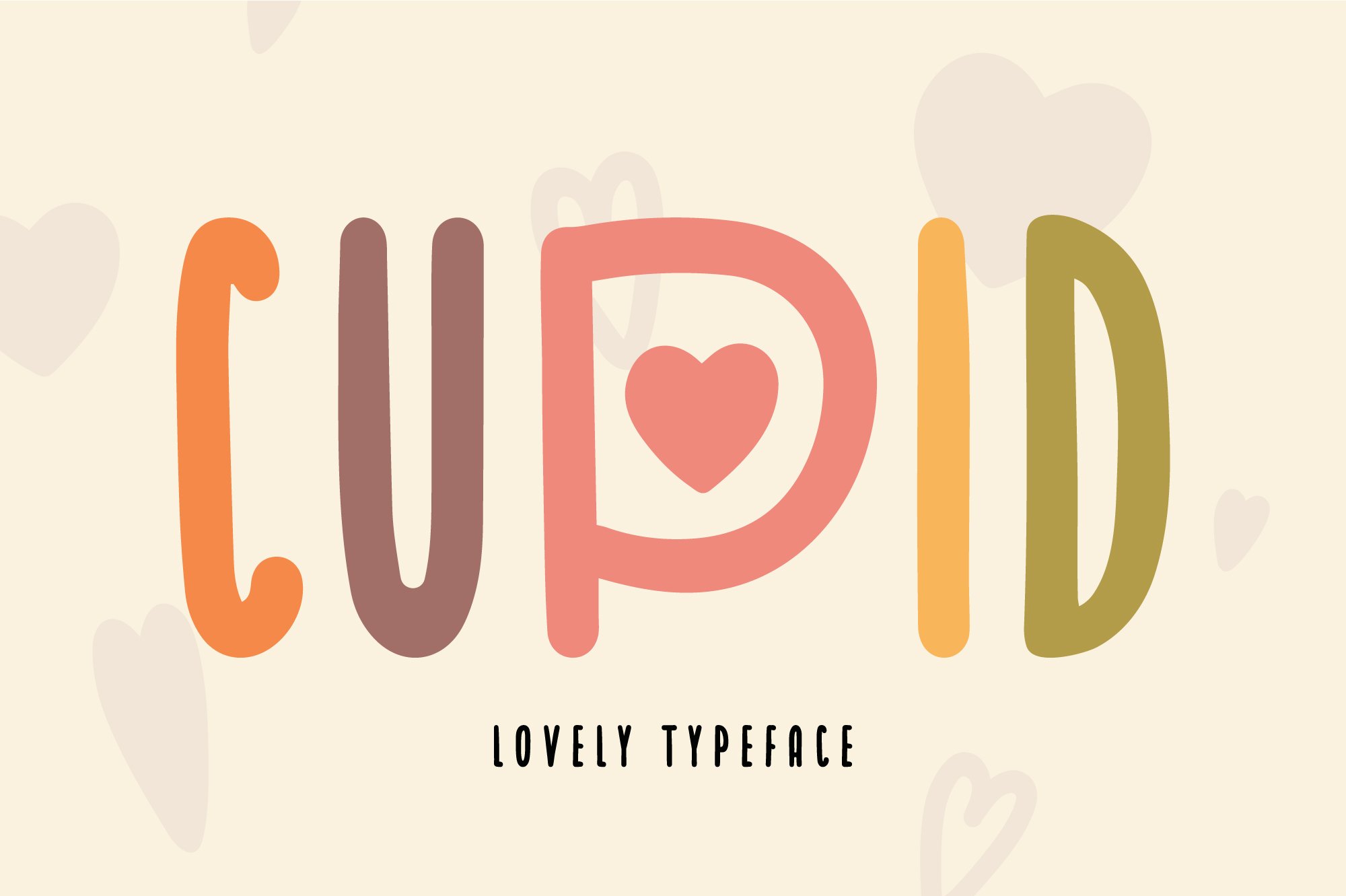 Cupid lovely font | Valentine's Day cover image.