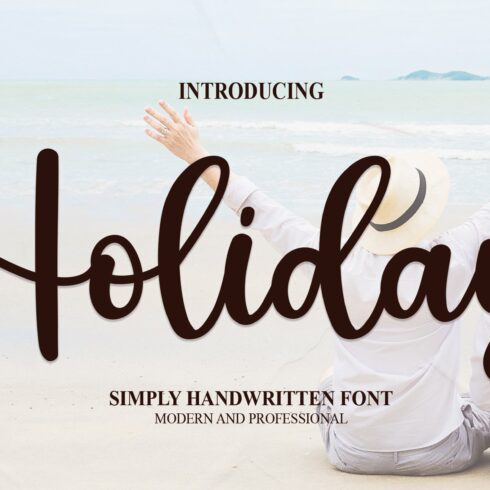 Holiday | Script Font cover image.