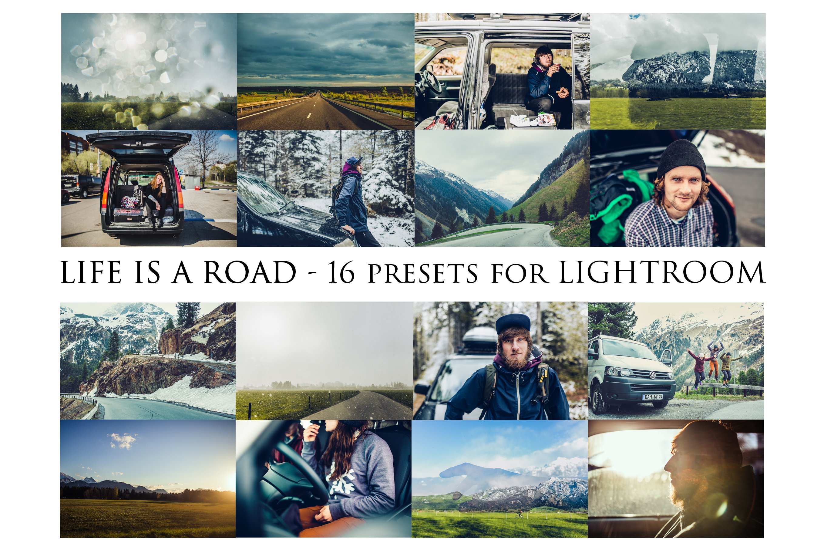 Life is a Road- 16 presets for Lrcover image.