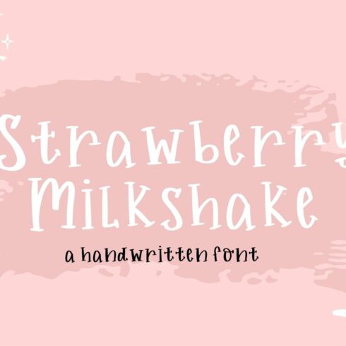 Strawberry Milkshake cover image.