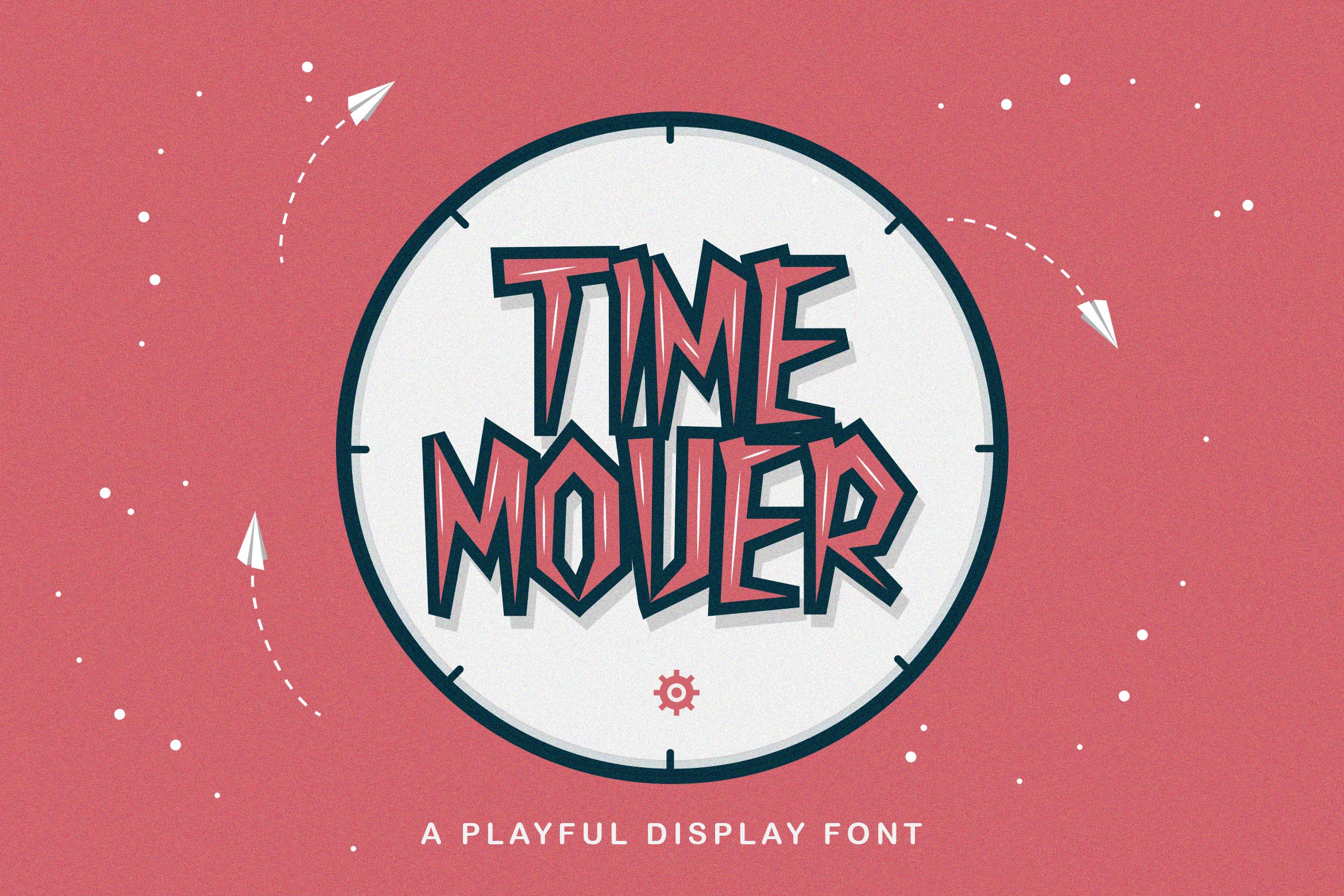 Time Mover - Playful Display Font cover image.