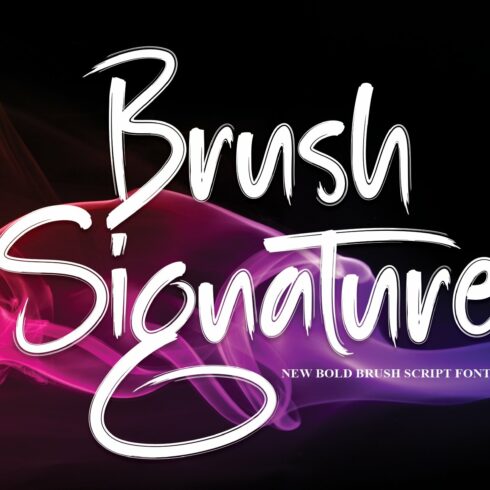 Brush Signature | Script Font cover image.