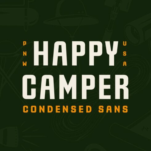 Happy Camper - Condensed Sans Serif cover image.
