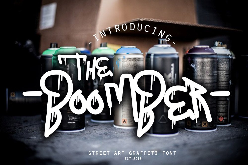 THE BOOMBER ( GRAFFITI FONT ) preview image.