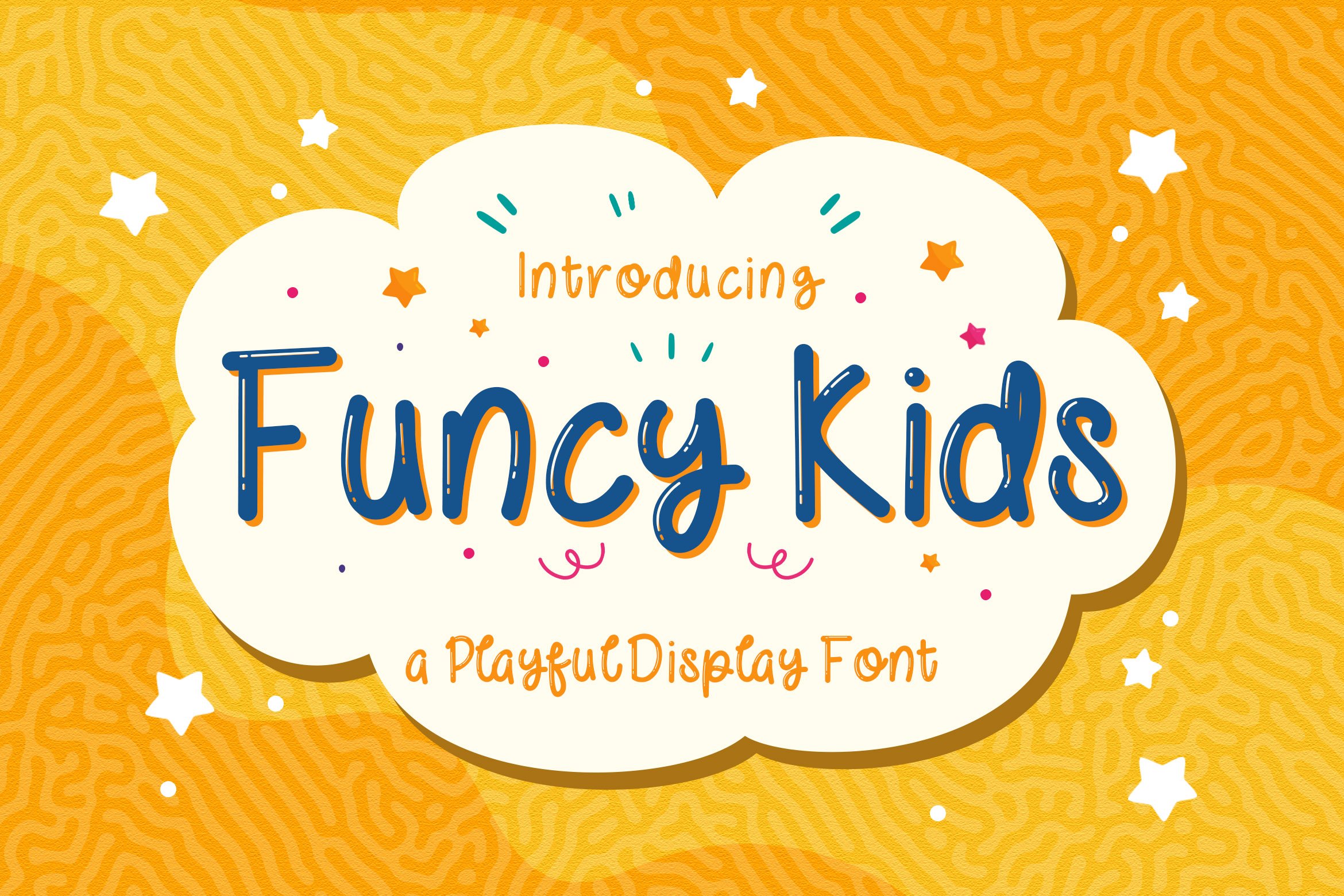 Funcy Kids! - Playful Display Font cover image.