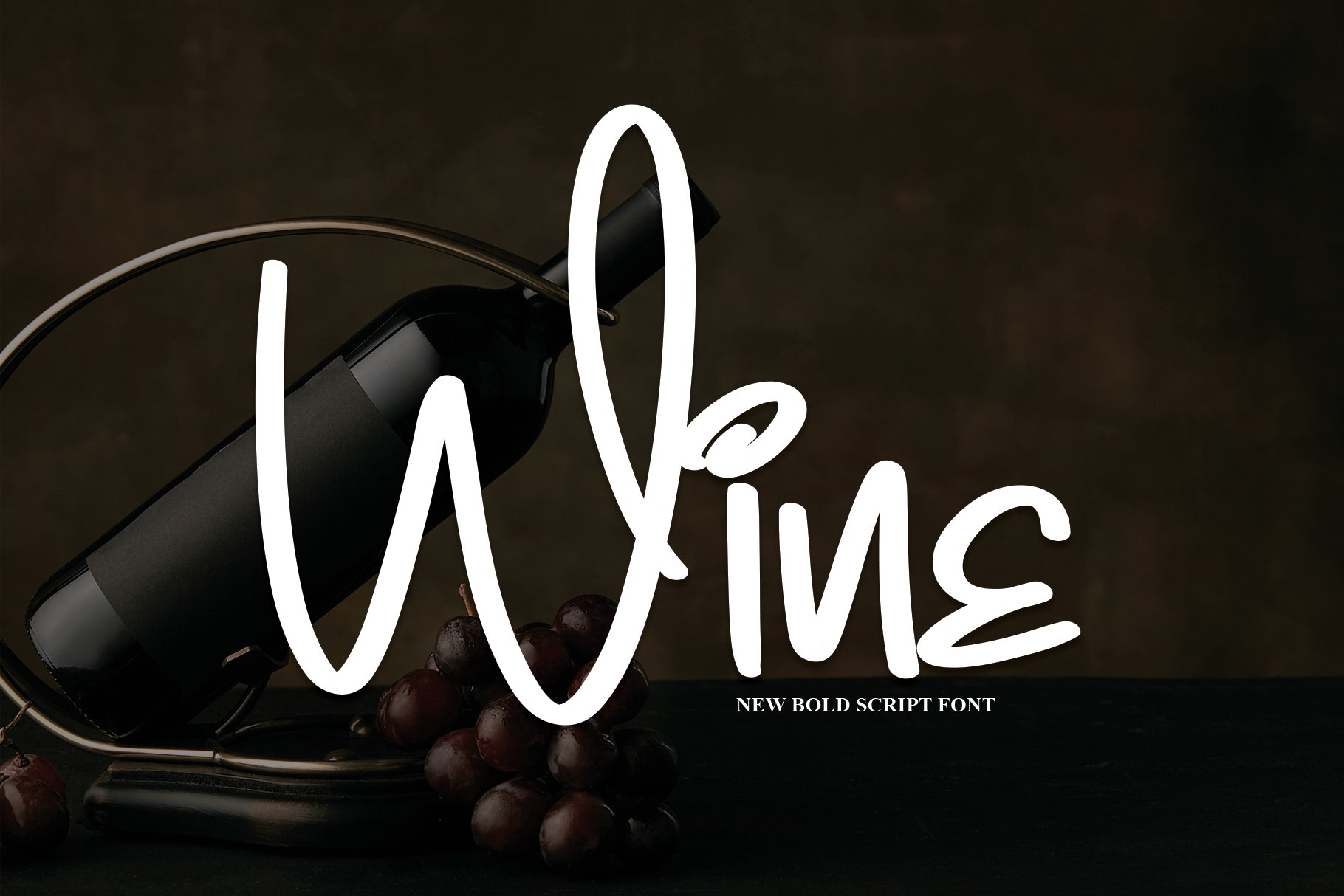 Wine | Script Font cover image.