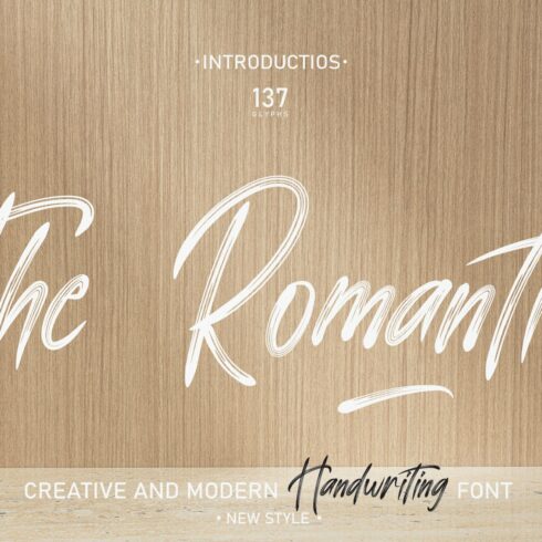 The Romantic | Script Font cover image.