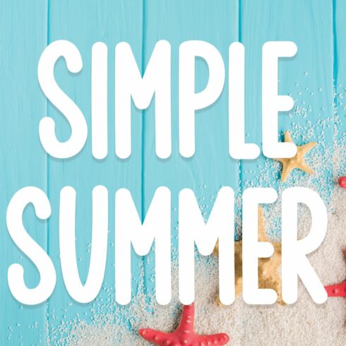 Simple Summer | Script Font cover image.