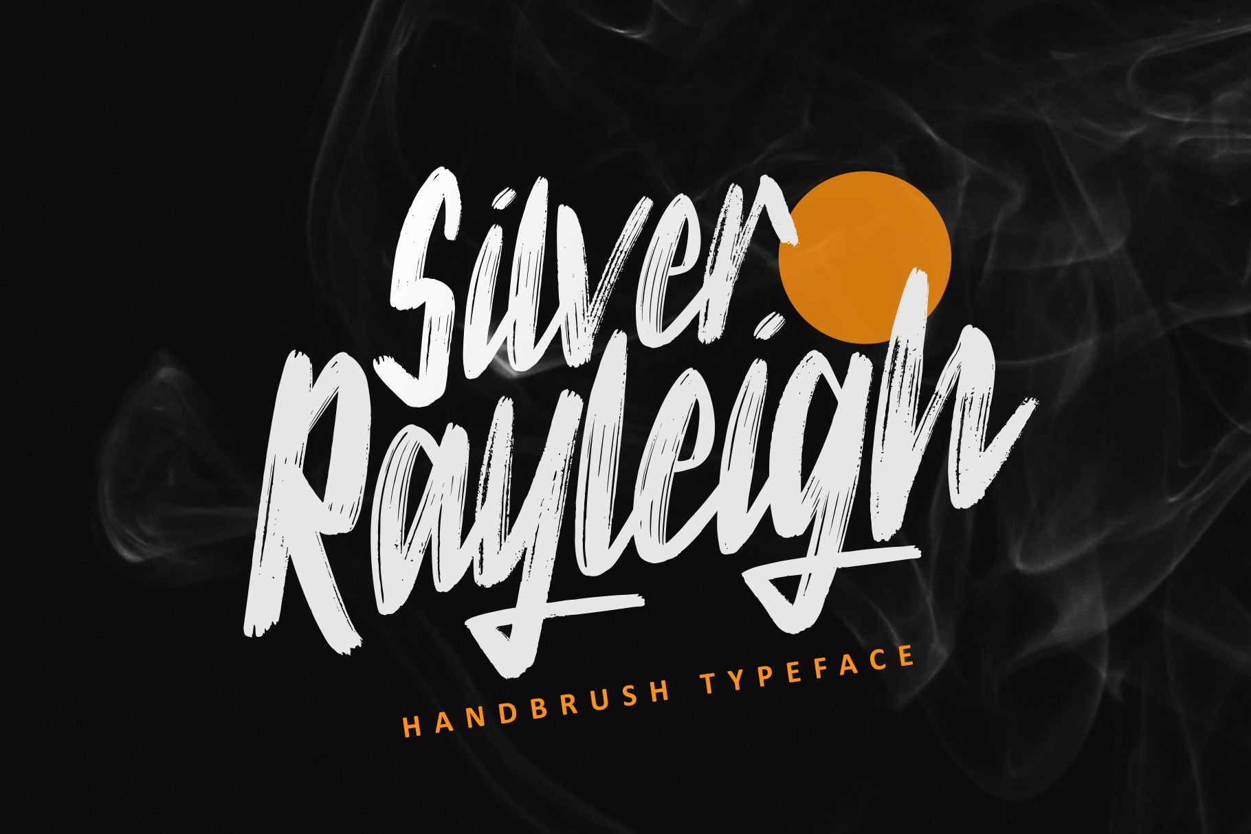 Silver Rayleigh - HandBrush Typeface cover image.
