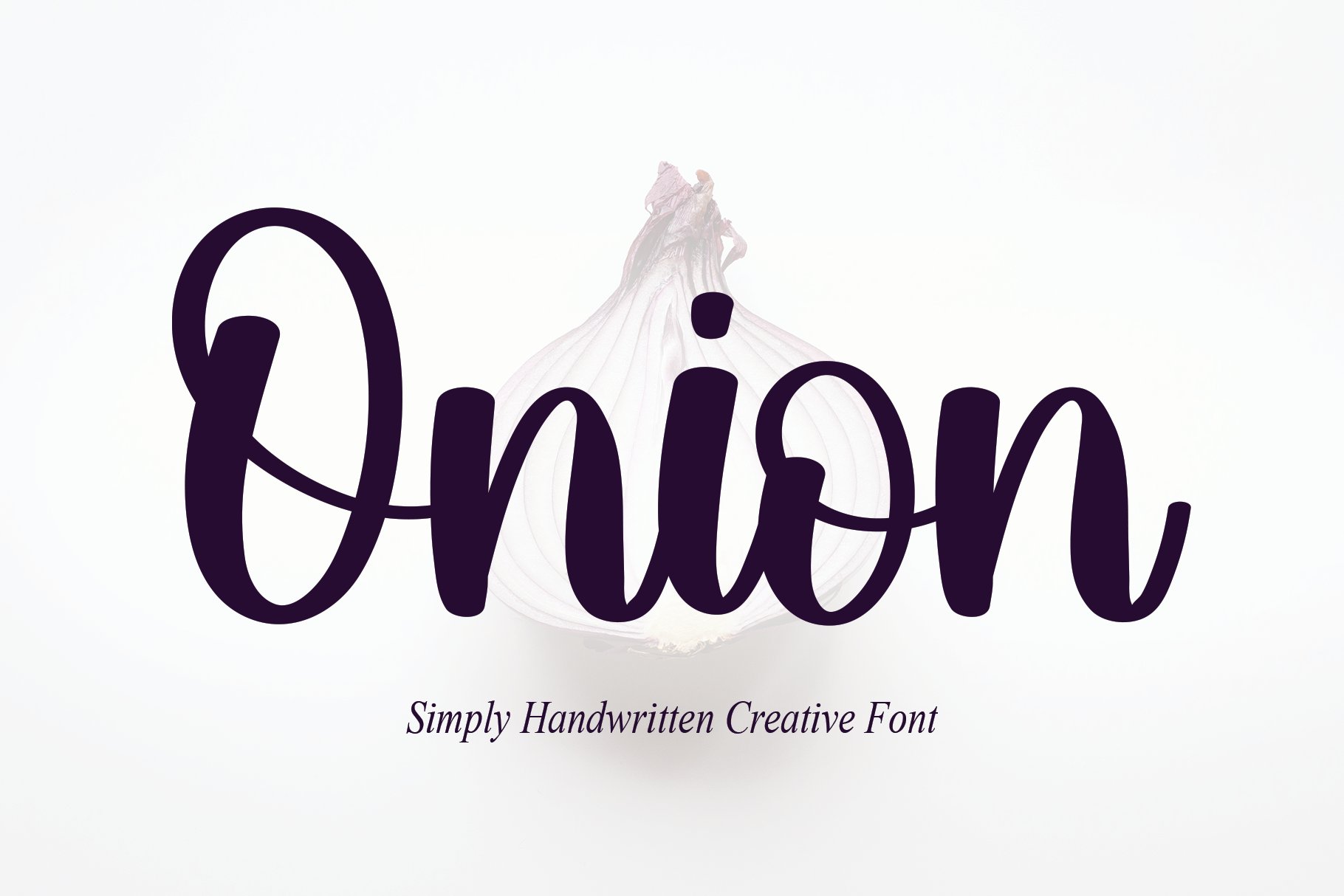 Onion | Script Font cover image.