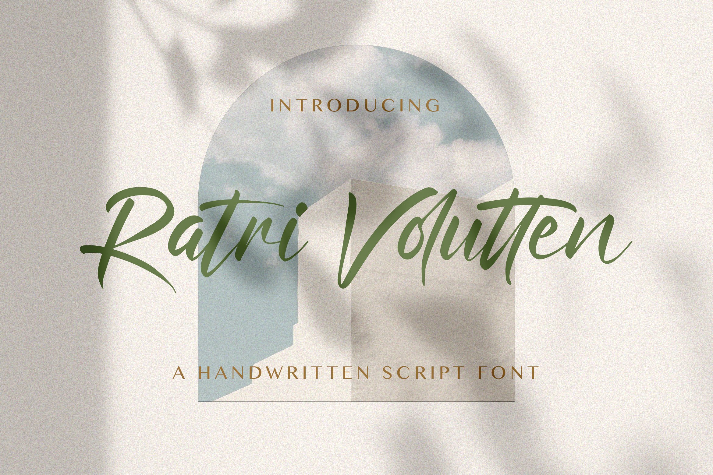 Ratri Volutten - Handwritten Font cover image.